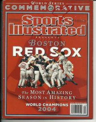 2004 SI Sports Illustrated Commerative Issue Magazine Boston Red Sox Champions