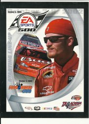 2002 EA Sports 500 Starting Line Up