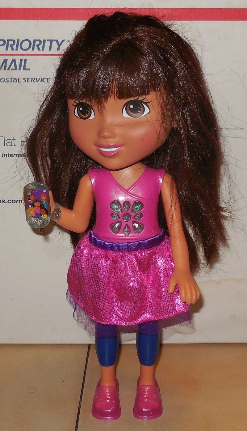 Image 0 of 2013 Mattel Teenage Talking Dora Doll with Cell Phone GUC Nickelodeon