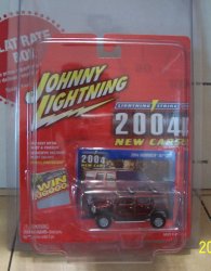 Johnny Lightning Lightning Strikes 2004 Hummer SUV WHITE LIGHTNING Super RARE