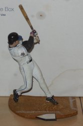 Mcfarlane MLB series 1 Mike Piazza White Chase Action Figure RARE HTF