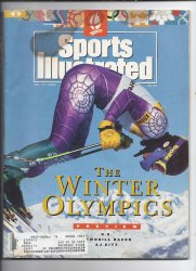 1992 Sports Illustrated Magazine January 27th Winter Olympics Preview