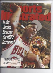 1997 Sports Illustrated Magazine June 21st Bulls Champions Jordan