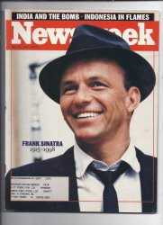 1998 News Week Magazine May 25th Frank Sinatra's Death