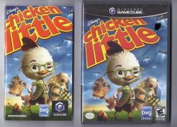 Nintendo Gamecube Game Disney Chicken Little Cart Complete Rare and HTF