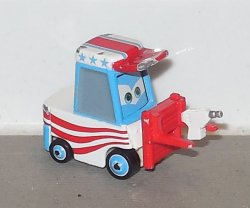 Disney Cars Guido Diecast Car American Flag