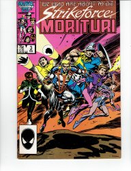 Strikeforce Morituri #9 Feb 1987 Marvel Comic
