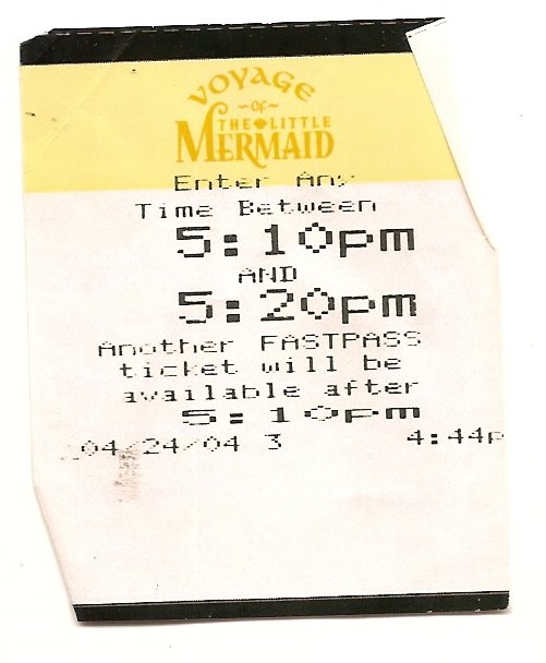 voyage of the little mermaid fastpass