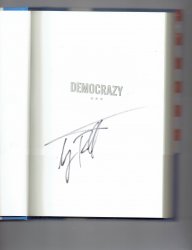 Democrazy by Trey Radel (2017 Hardcover) Signed Autographed
