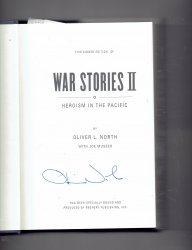 War Stories II  Heroism in the Pacific by Oliver North (2004, Hardcover) Signed
