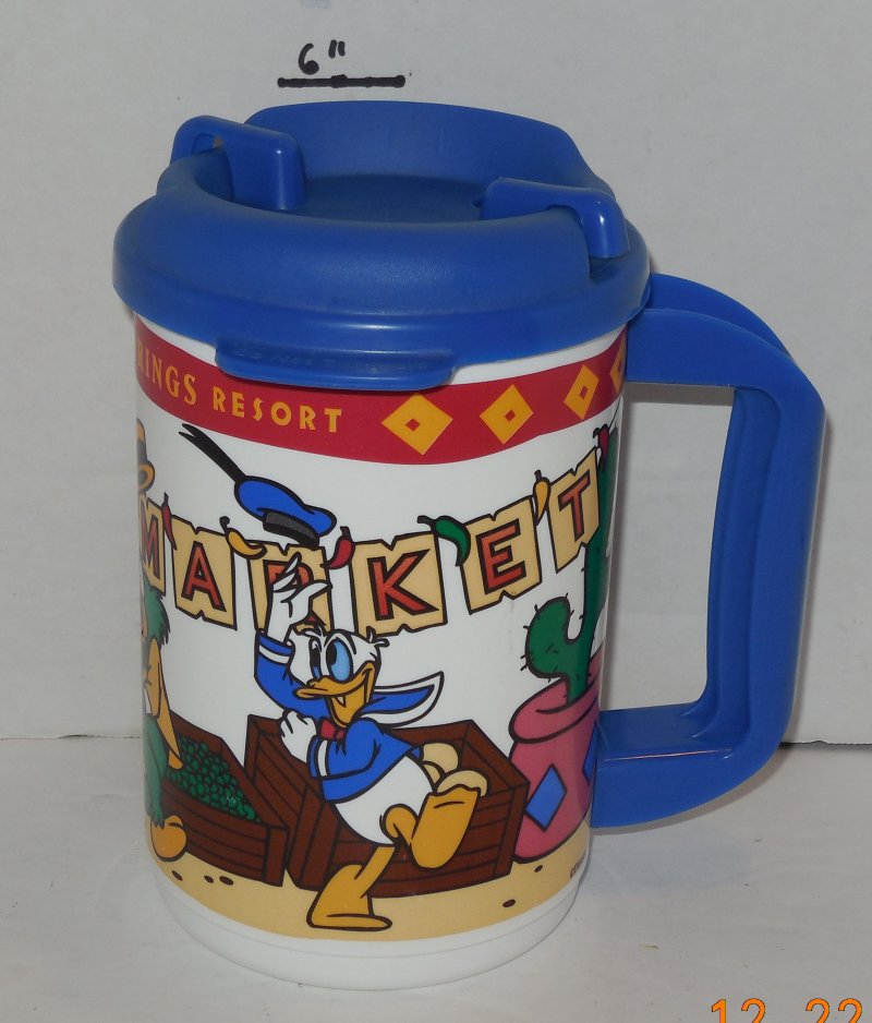 Vintage Walt Disney World Coronado Springs Souvenir Mug Cup Plastic