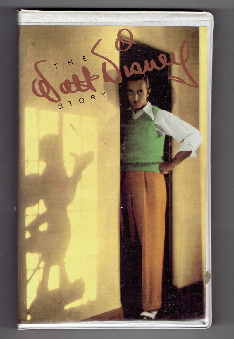 Image 0 of Vintage 1994 Walt Disney world Exclusive VHS TAPE The Walt Disney Story OOP