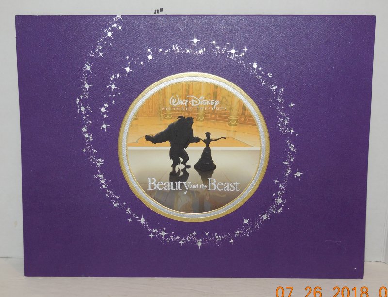 Image 0 of 2002 Disney Beauty & The Beast Set of 4 Lithographs 11 x 14 Complete in Folder