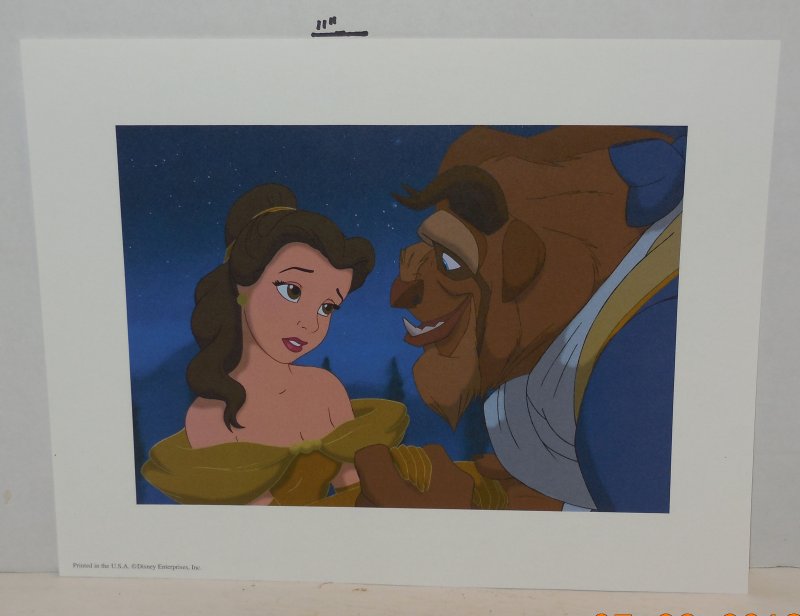 Image 3 of 2002 Disney Beauty & The Beast Set of 4 Lithographs 11 x 14 Complete in Folder