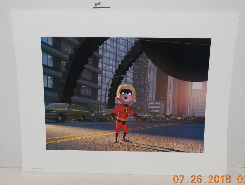 Image 3 of 2004 Disney The Incredibles 3 Lithographs 11 x 14 with Folder