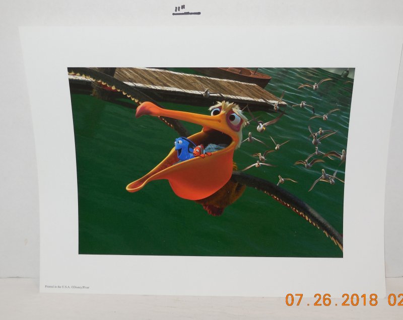 Image 2 of Disney Finding Nemo Set of 4 Lithographs 11 x 14 Complete in Folder
