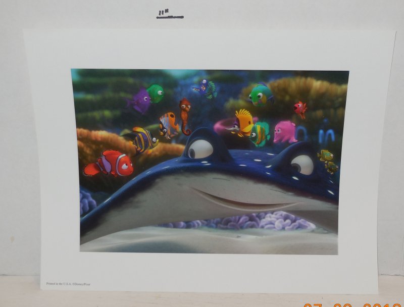 Image 5 of Disney Finding Nemo Set of 4 Lithographs 11 x 14 Complete in Folder