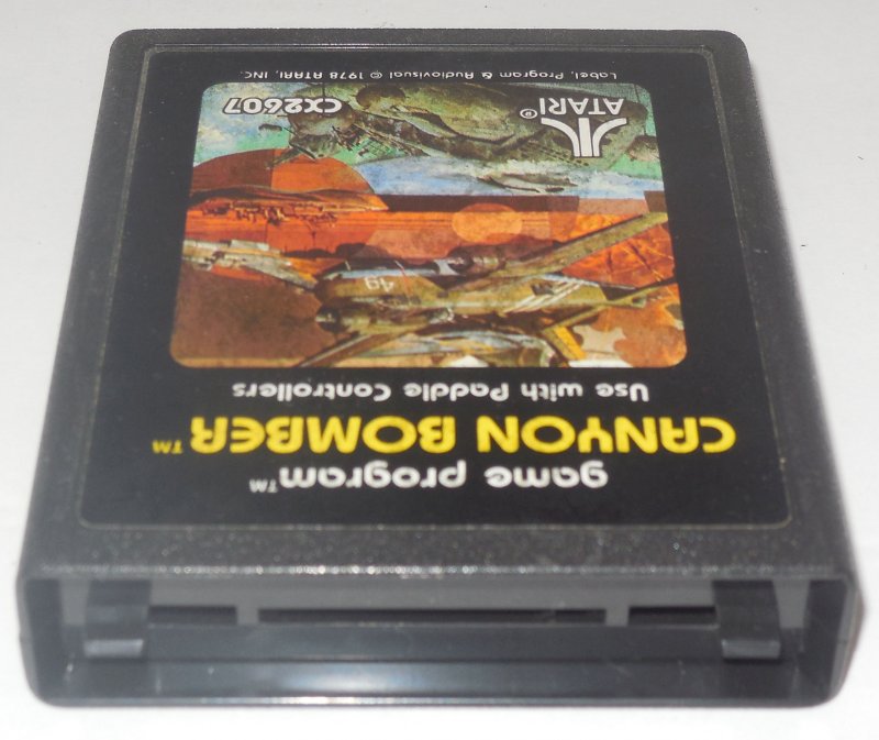 Image 1 of ATARI 2600 canyon bomber vintage game Cart