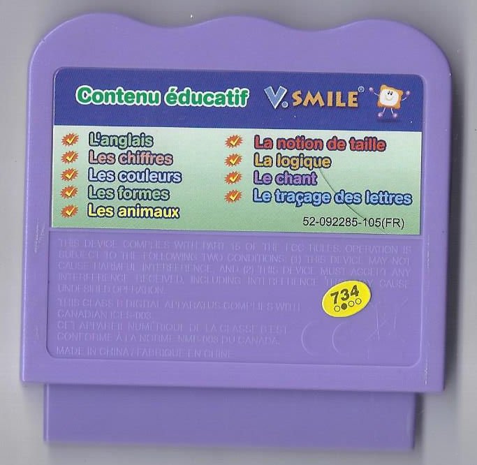 Image 1 of Vtech V.smile Dora The Explorer Game Cart