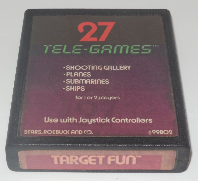Image 0 of Atari 2600 Target Fun - 27 Tele-Games vintage game Cart