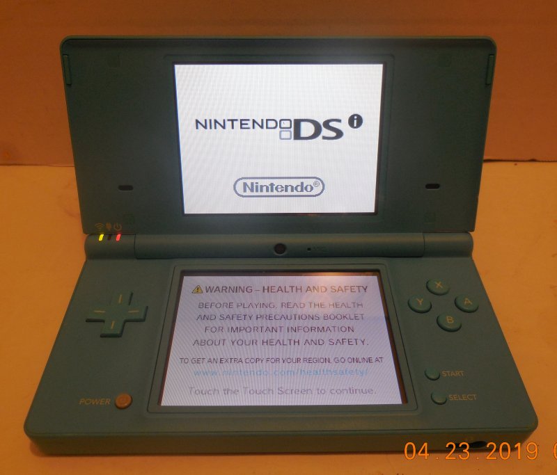 Nintendo DSi Launch Edition Blue Handheld Game System