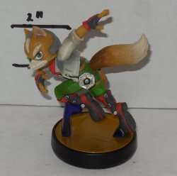 Nintendo Amiibo Fox Super Smash Bros. StarFox Replacement Figure