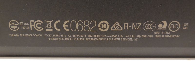 Image 3 of Amazon Kindle Fire HD7 Model SQ46CW 7