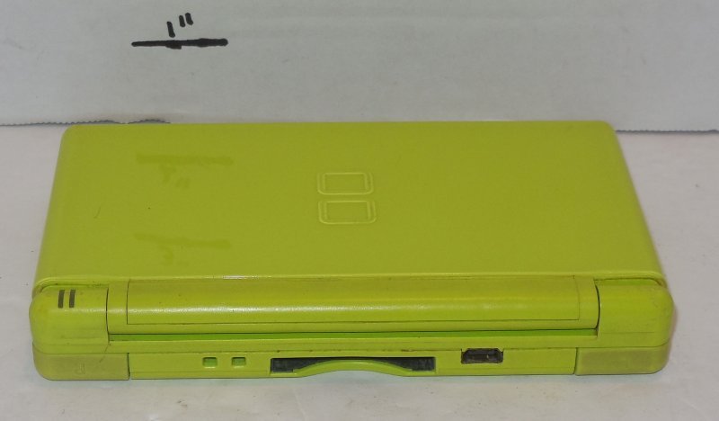 Image 2 of Nintendo DS Lite Lime Green Handheld Game System Broken Hinge