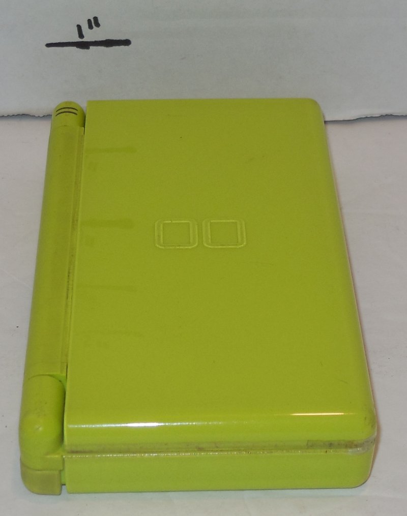Image 3 of Nintendo DS Lite Lime Green Handheld Game System Broken Hinge