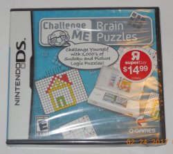 Nintendo DS Challenge Me Brain Puzzles Video Game New