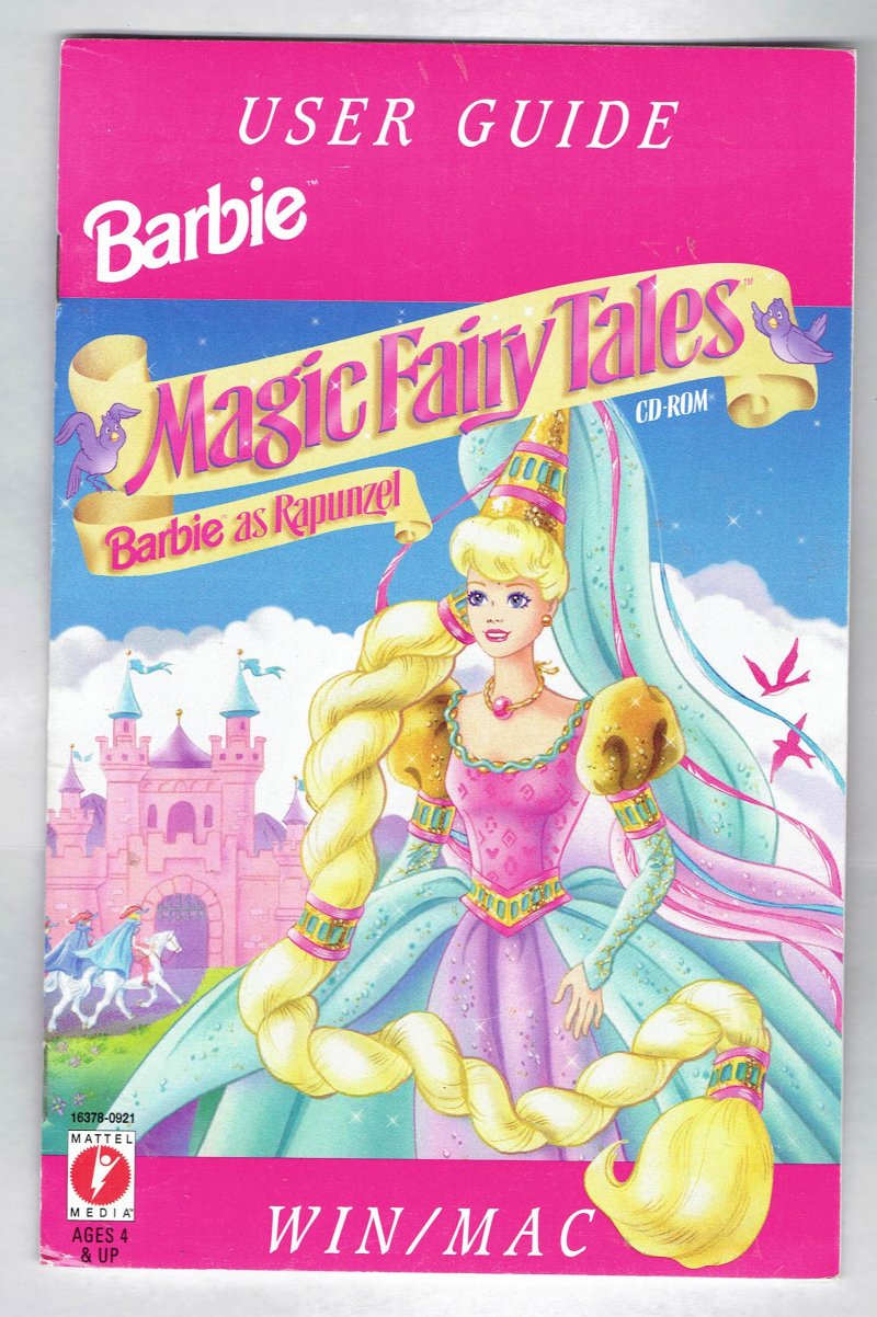 Image 0 of Barbie Magic Fairy Tales as Rapunzel Replacement User Guide ONLY