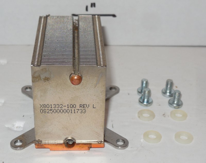 Image 1 of Microsoft Xbox 360 Replacement CPU Heat Sink Model X801332-100 Rev L