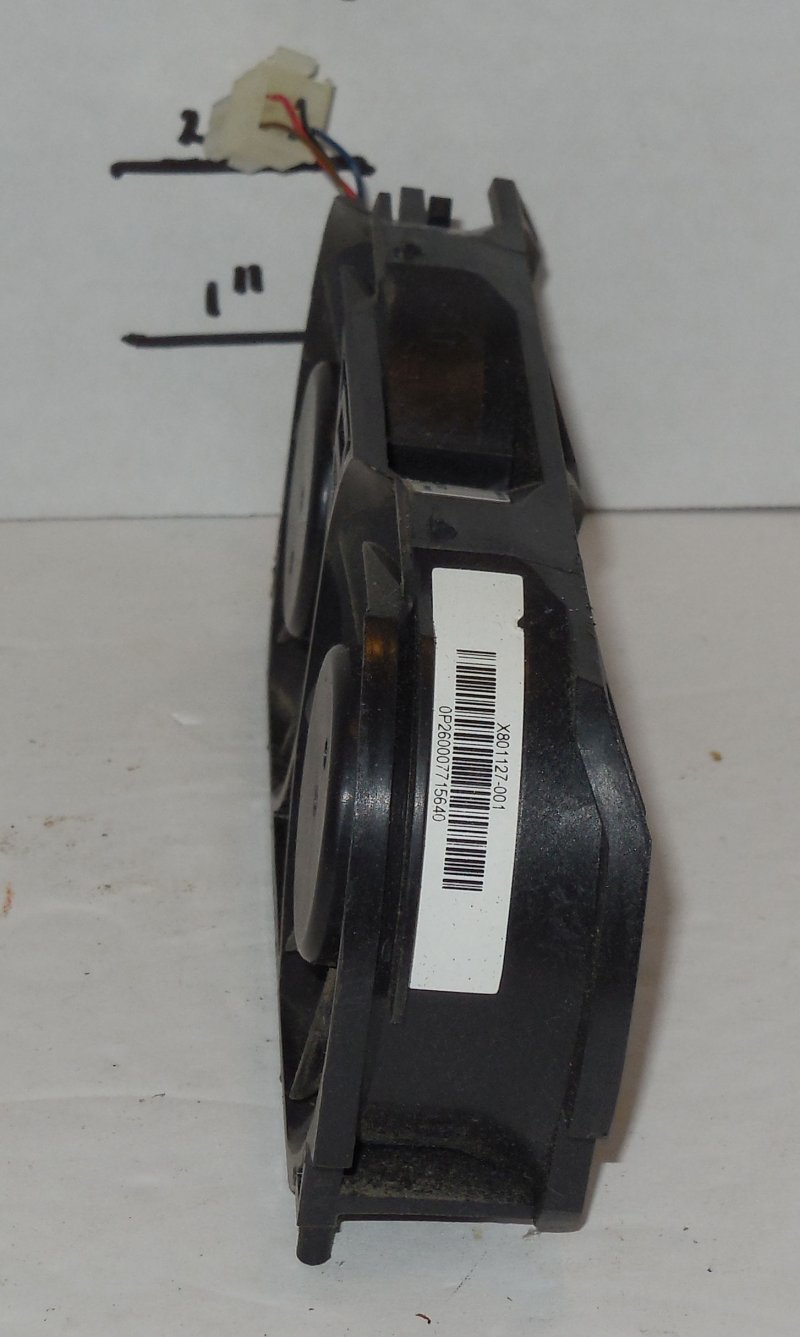 Image 1 of Microsoft Xbox 360 Replacement NIDEC twin cooling fan X801127-001 (4 pin plug)