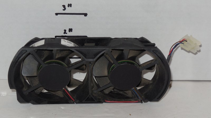 Image 2 of Microsoft Xbox 360 Replacement NIDEC twin cooling fan X801127-001 (4 pin plug)