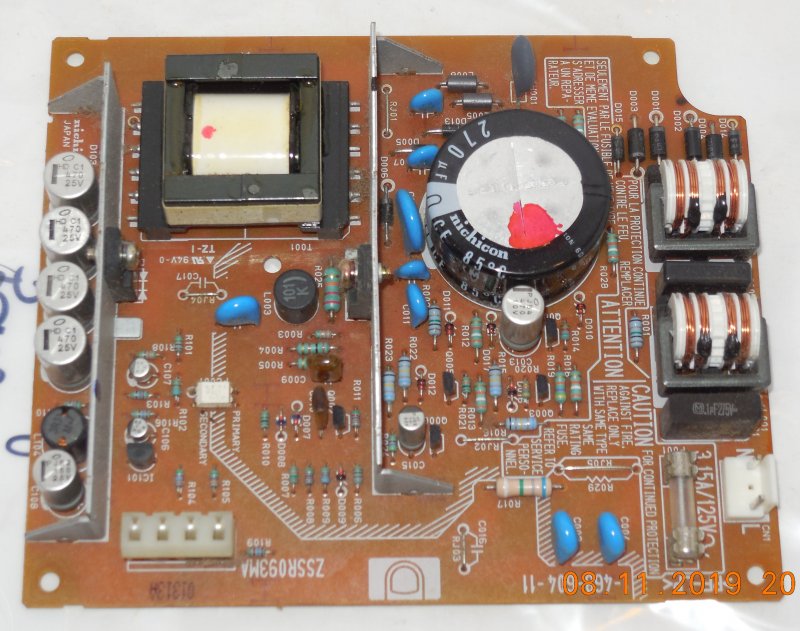 Image 0 of OEM Original Fat PlayStation 2 Replacement Power Supply Board 1-468-604-11