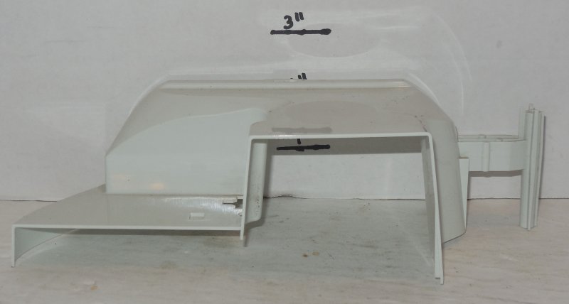 Image 0 of Microsoft Xbox 360 White OEM Replacement Fan Shroud Duct Heatsink Cover