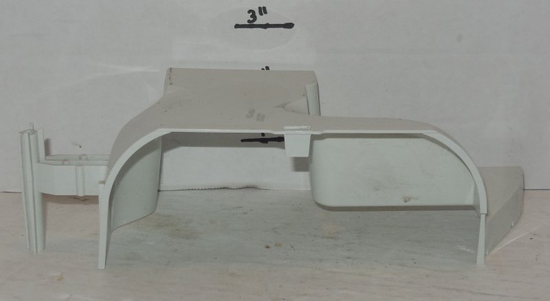 Image 1 of Microsoft Xbox 360 White OEM Replacement Fan Shroud Duct Heatsink Cover