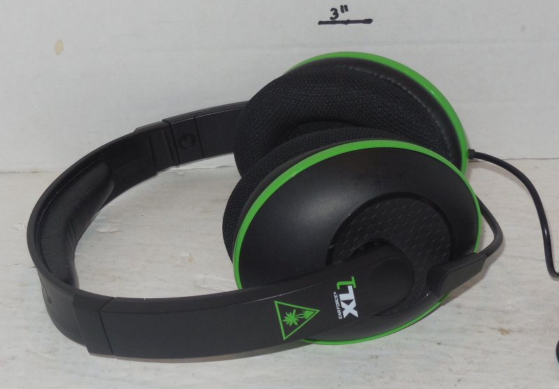 Turtle Beach Ear Force XL1 Black Green Gaming Headset For Microsoft
