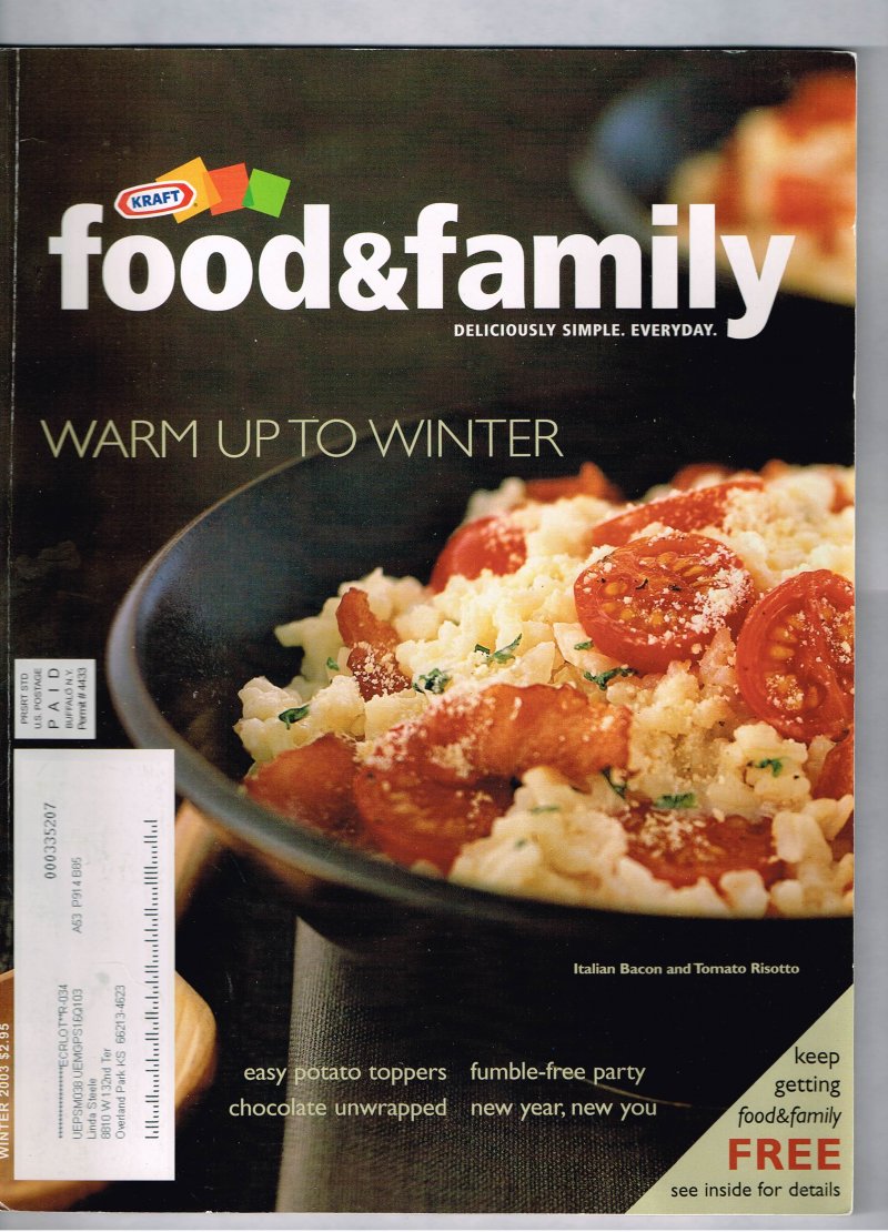 Image 0 of Kraft Food & Family Magazine Winter 2003