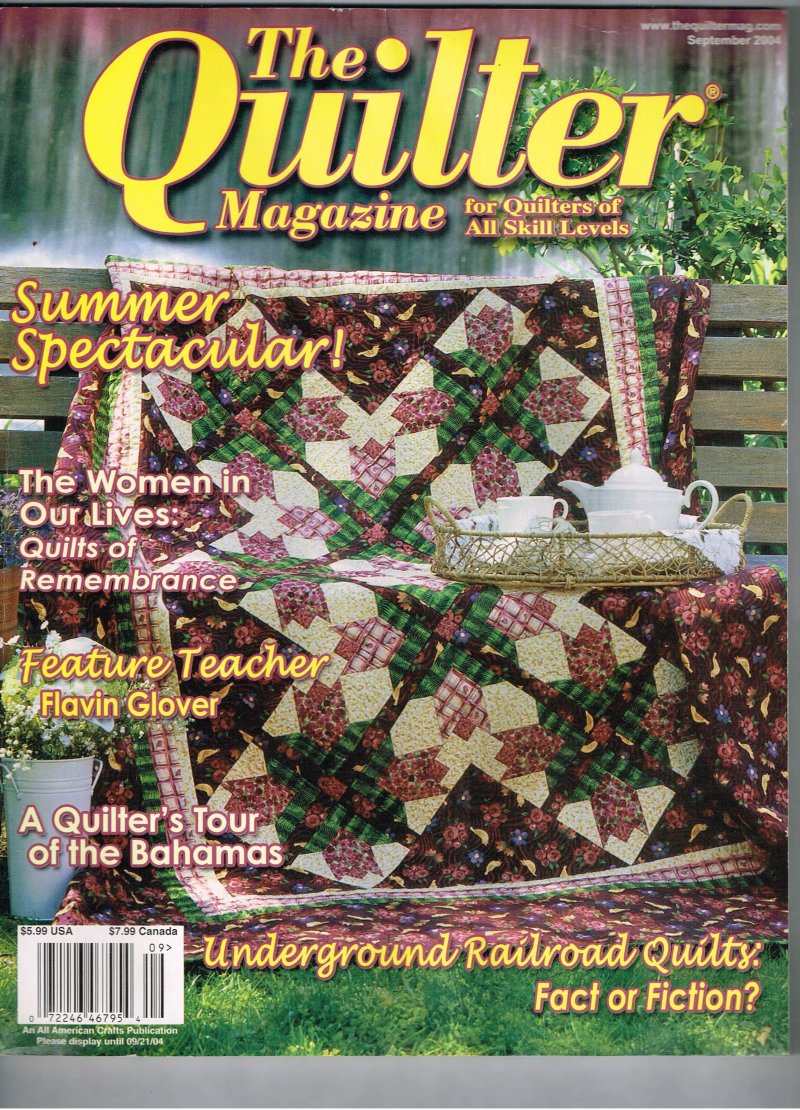 Image 0 of The Quilter Magazine September 2004