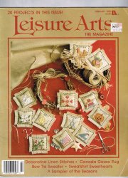 Leisure Arts Magazine February 1989