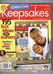 Creating Keepsakes Magazine June 2004