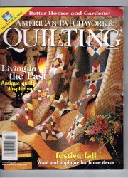 American Patchwork and Quilting Magazine October 2000 issue 46