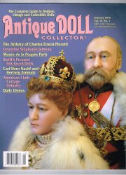 Antique Doll Collector Magazine February 2016 Vol. 19, No.1