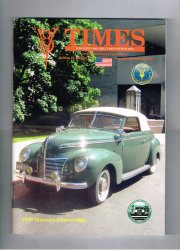 V8 Times Magazine November December 2018 Volume 55 Number 6