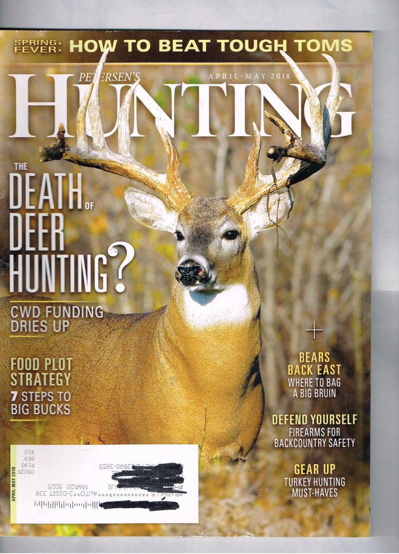 Image 0 of Petersen's Hunting Magazine April May 2018