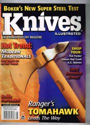 Knives Illustrated Magazine August 2001 Volume 15 No. 4