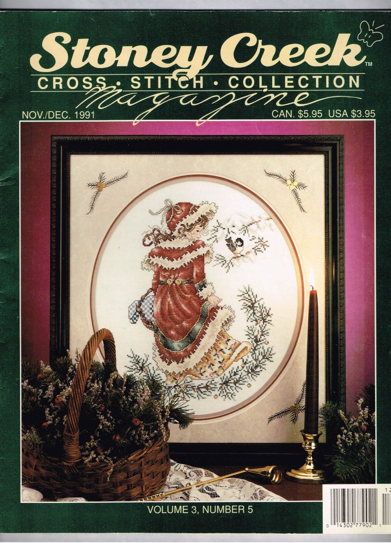 Image 0 of Stoney Creek Cross Stitch Collection Magazine November December 1991