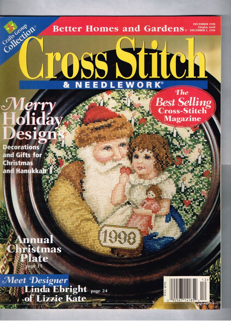 Image 0 of Cross Stitch and Needlework Magazine December 1998