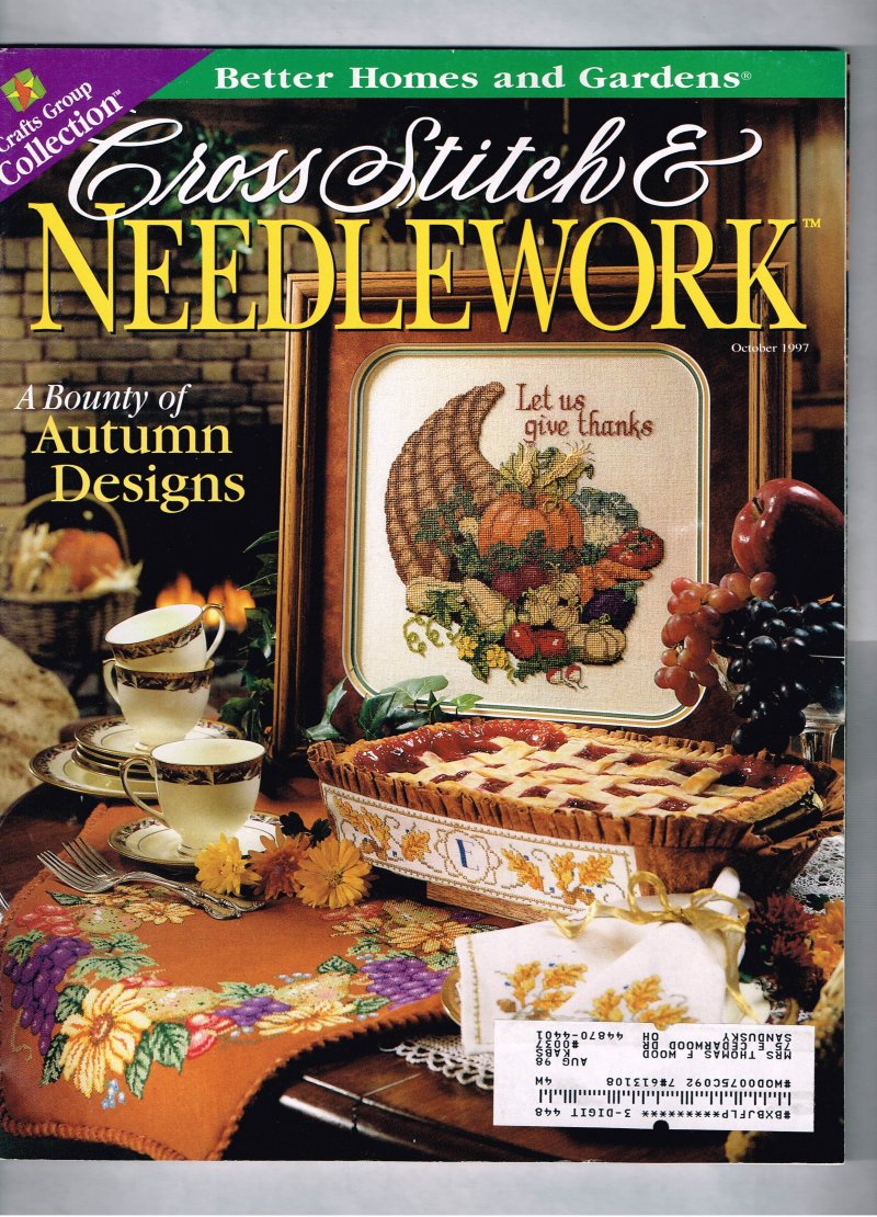 Image 0 of Cross Stitch and Needlework Magazine October 1997